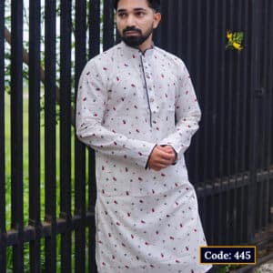 Premium Printed Cotton Panjabi