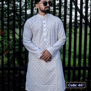 Premium Printed Cotton Panjabi