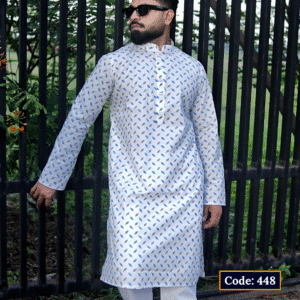 Premium Printed Cotton Panjabi
