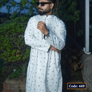 Premium Printed Cotton Panjabi